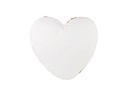 COVER PARA COJIN DE CORAZON CON  LENTEJUELAS DORADO Y BLANCO