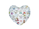 FUNDA DE  COJINES EN FORMA DE CORAZON 41*39CM PARA SUBLIMACION