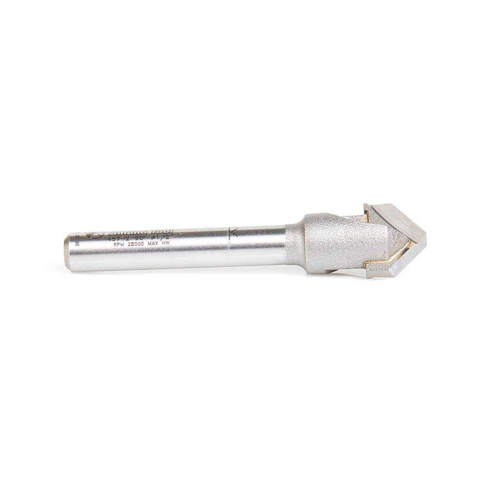 BROCAS CON PUNTAS DE CARBURO CORTE EN V-90 GRADOS-1/4 CANA