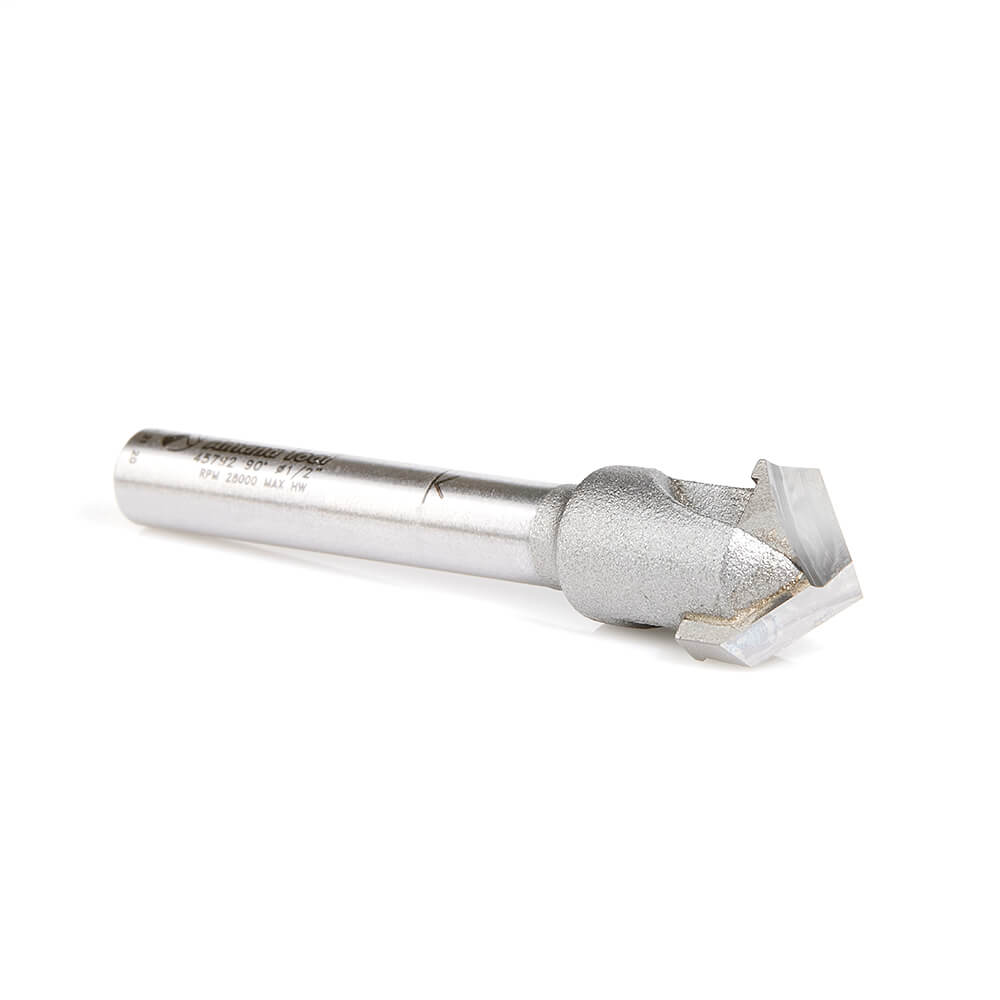 BROCAS CON PUNTAS DE CARBURO CORTE EN V-90 GRADOS-1/4 CANA