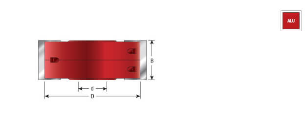 FRESA CORTADORA DE ALUMINIUN 68MMX40MM 3/4
