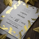 Hojas de Transfer Foil Gold 8.5” x  11” 6 Pack