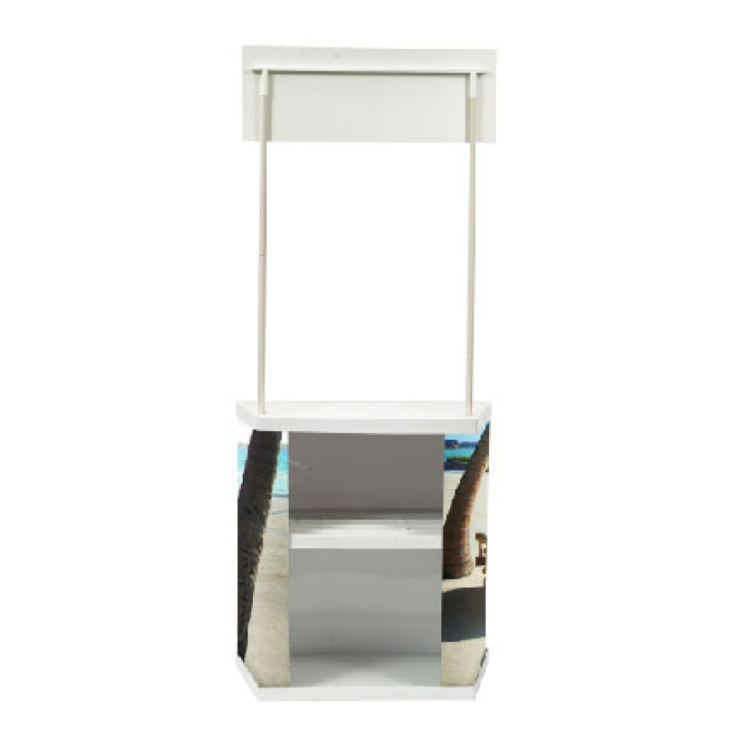 Display Mesa Degustador PVC Blanca