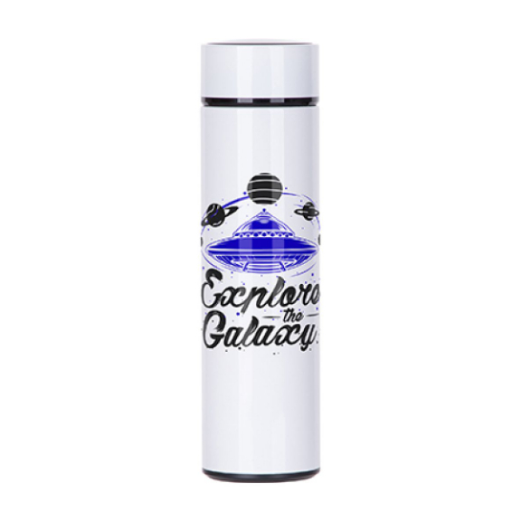 Botella White Acero Inoxidable Temperatura Smart 16oz/450ml