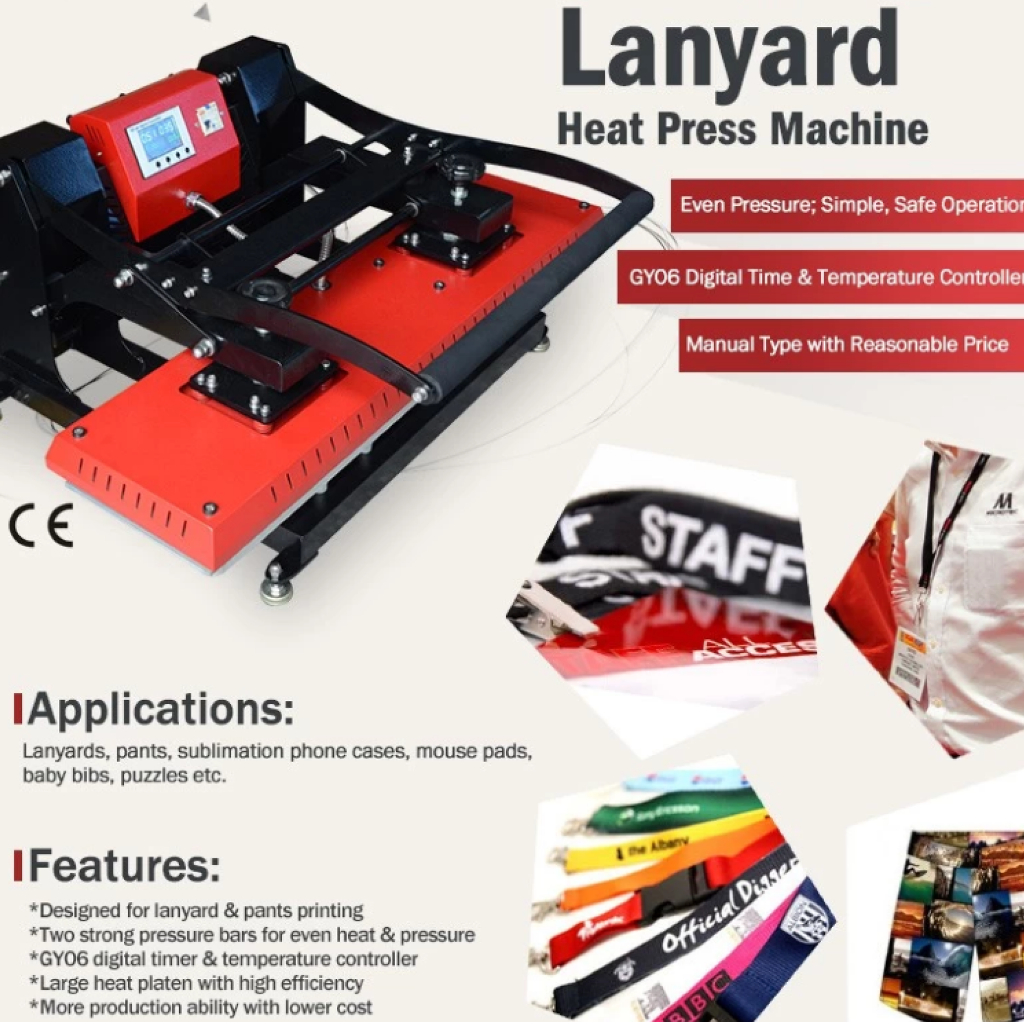 Plancha Tek-Press Profesional para Lanyards
