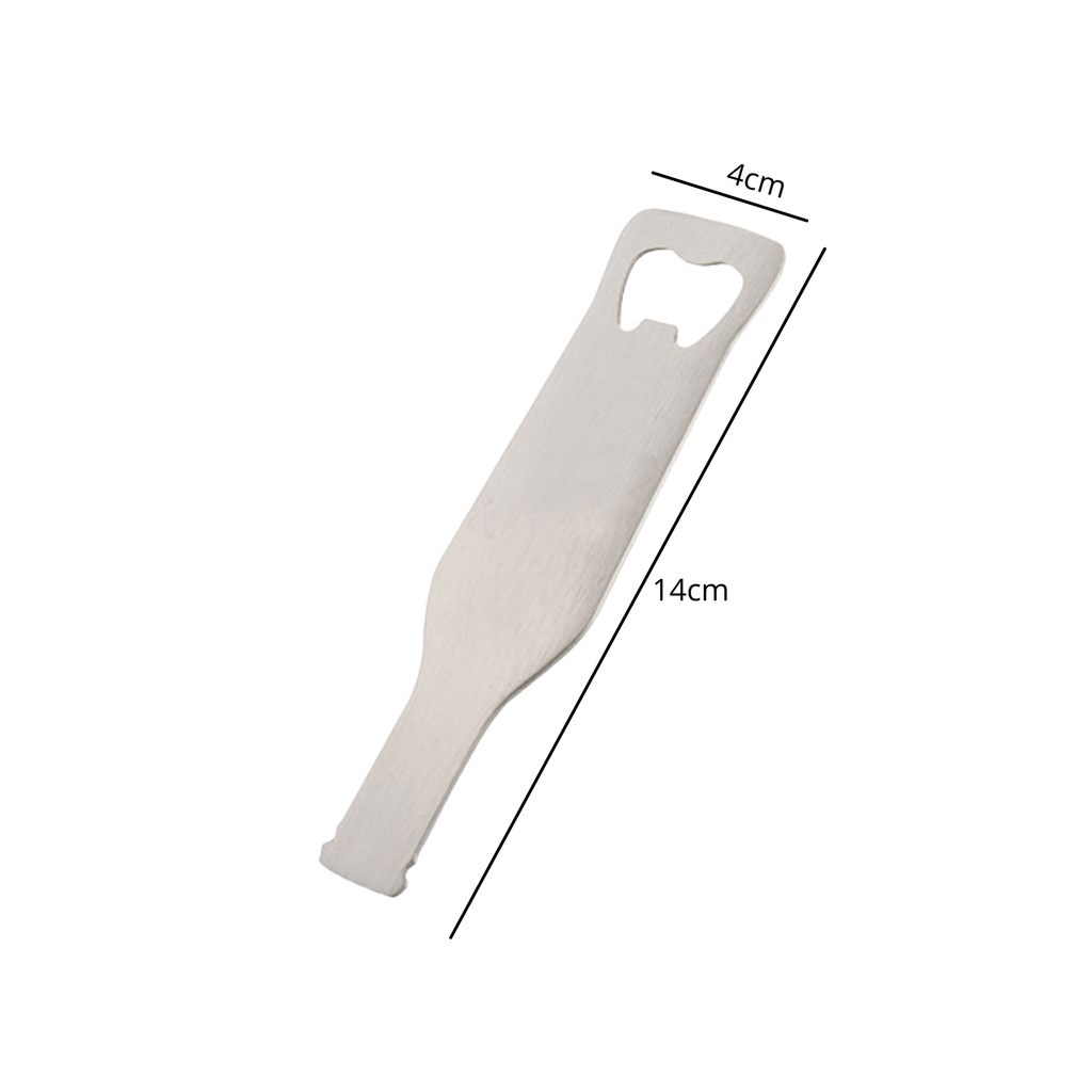 DESTAPADOR FORMA DE BOTELLA METAL SUBLIMABLE.