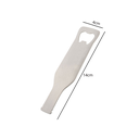 DESTAPADOR FORMA DE BOTELLA METAL SUBLIMABLE.