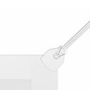 Clip Plastico Blanco para Banner - 10/paq. (Max. 1.5mm & 45kg)