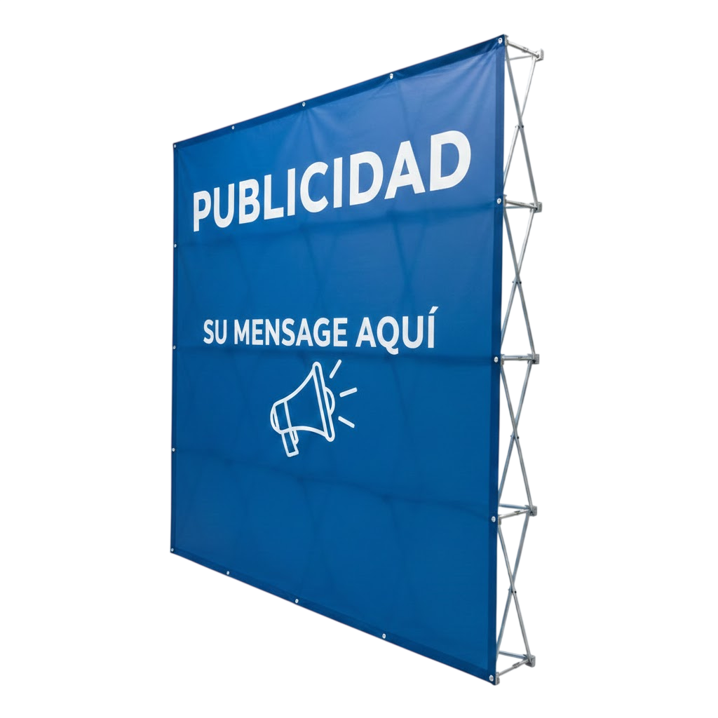 Exhibidor Pop Up - 4 x 3 - 118.11" x 88.58" (300 x 225cm)