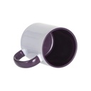 Tazas Blancas Interior y Asa Morado 11oz (C-48)