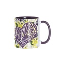 Tazas Blancas Interior y Asa Morado 11oz (C-48)
