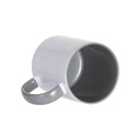 Tazas Blancas Interior y Asa Gris 11oz (C-48)