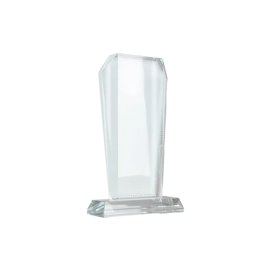 Placa de Reconocimiento Cristal (Forma Vertical) Sublimacion (C-10)
