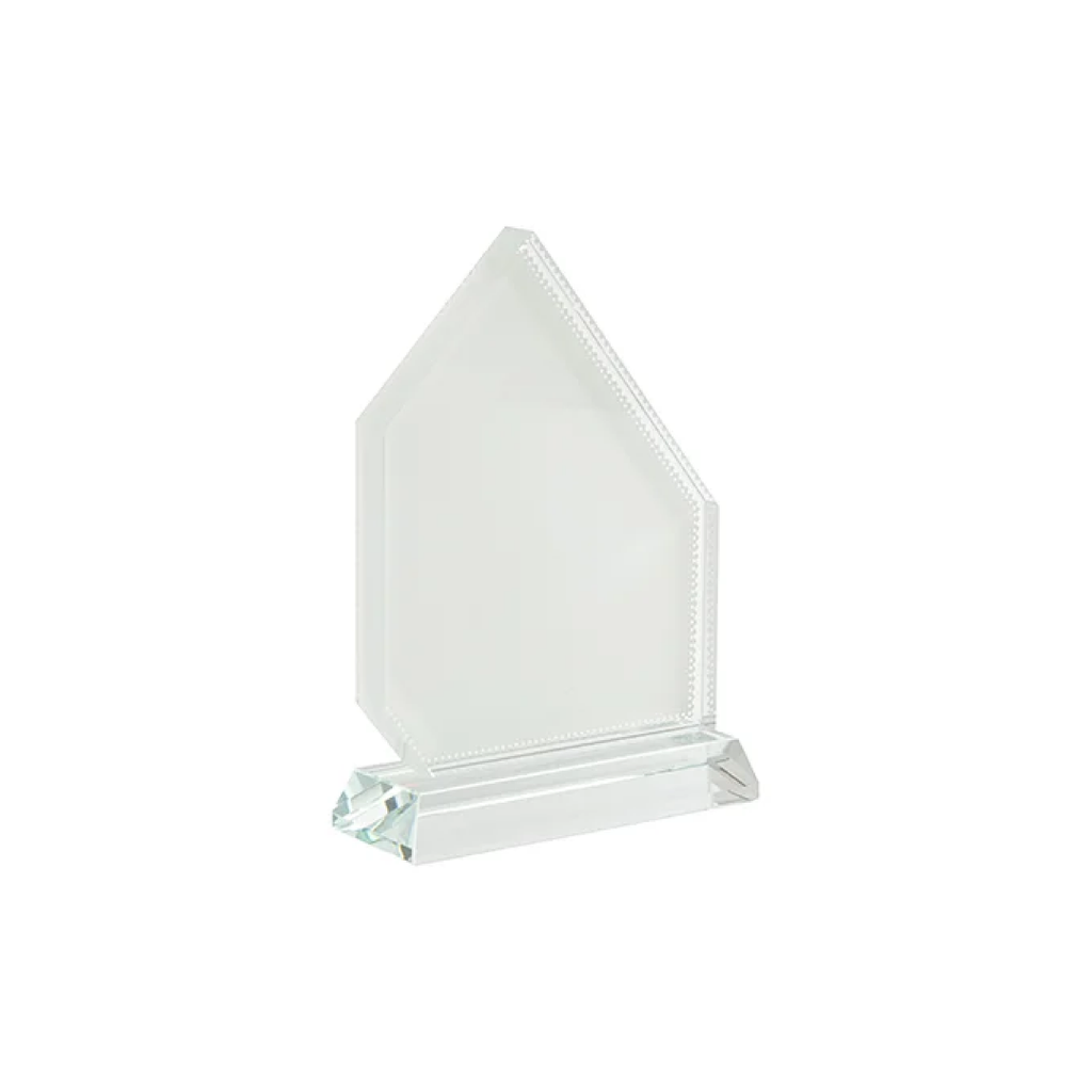 Placa de Reconocimiento Cristal (Pentagonal) Sublimacion (C-14)