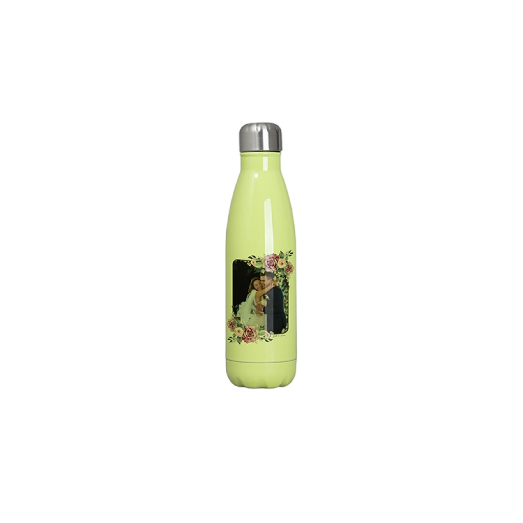 Botella de Acero Inoxidable para Sublimacion Verde Claro 17oz/500mL