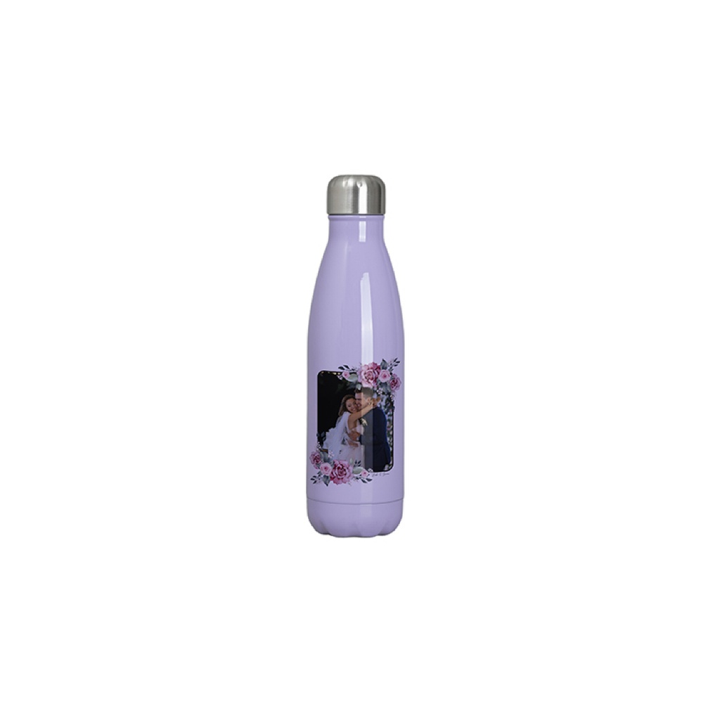 Botella de Acero Inoxidable para Sublimacion Violeta 17oz/500mL