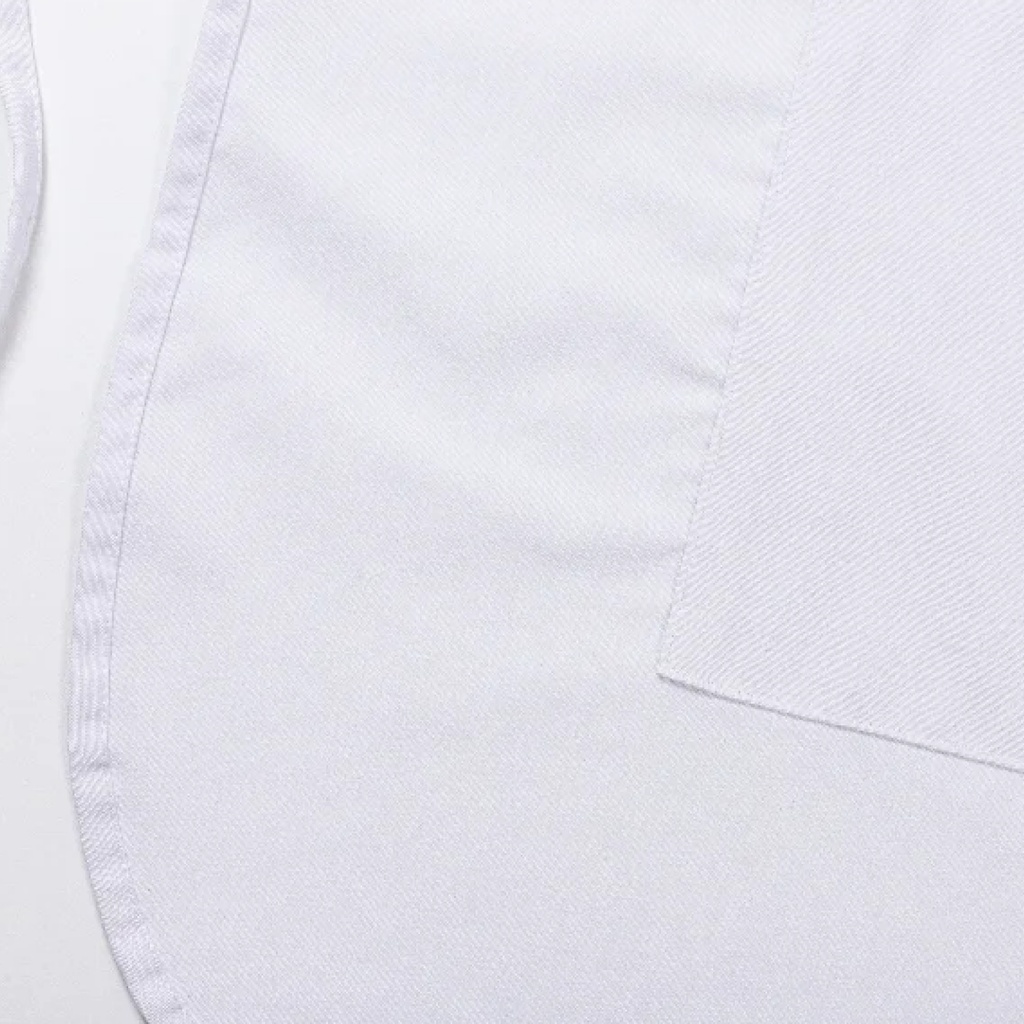 Delantal Blanco para Sublimacion de Canvas y Bolsillo - 75cm x 60cm