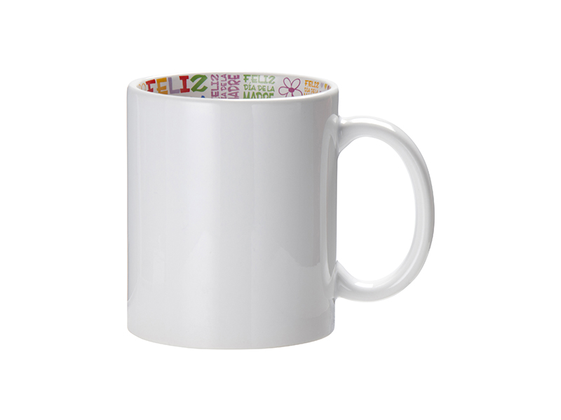 TAZAS BLANCAS 11ONZ INTERIOR FELIZ DIA DE LAS MADRES ( Cja 36)
