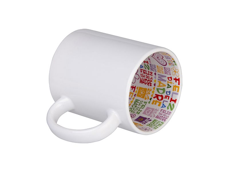 TAZAS BLANCAS 11ONZ INTERIOR FELIZ DIA DE LAS MADRES ( Cja 36)