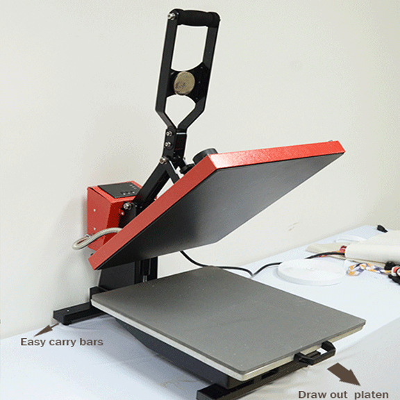 Plancha Tek-Press Comercial 16''x20'' 110v abridor automático / mesa deslizante (1 año de garantía)
