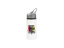 BOTELLA DE AGUA, ALUMINIO WHITE  650ML   (CJA 60)