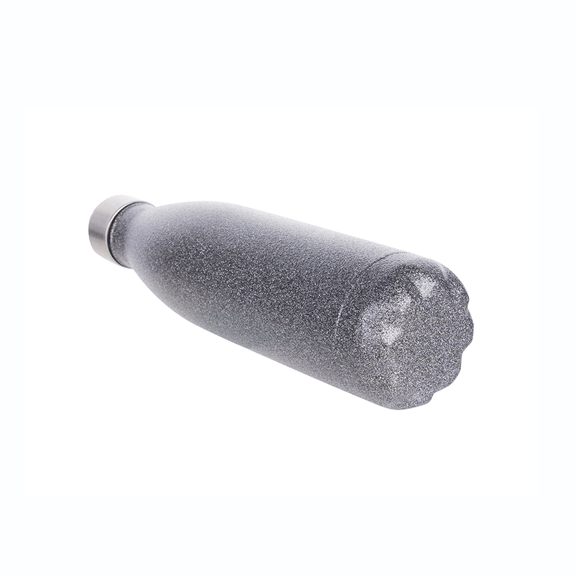 BOTELLA DE AGUA PARA SUBLIMACION GLITTER GRIS 17ONZ 500ML