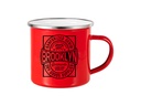Tazas Esmaltada Color Rojo 12oz Sublimacion(cja 48)