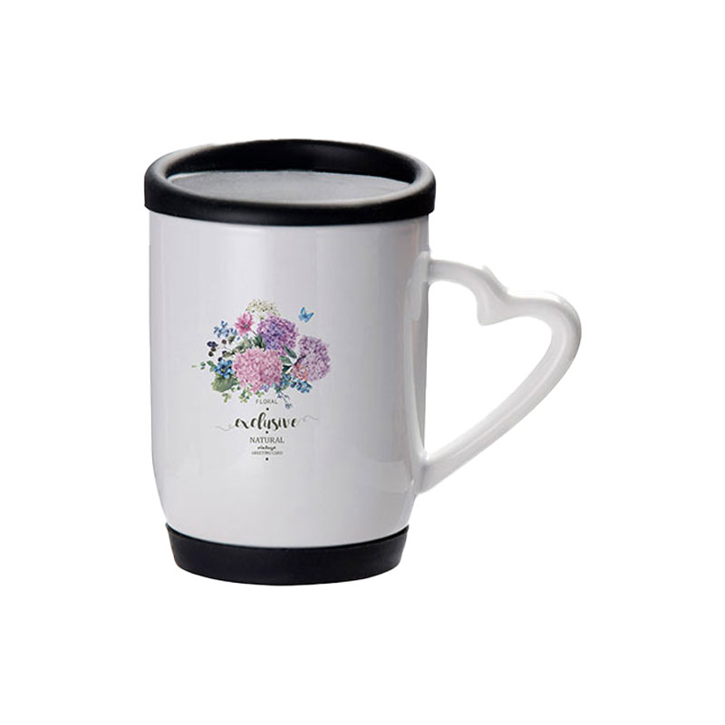 TAZAS 12ONZ/360ML CON TAPA Y BASE DE SILICON BLACK SUBLIMACION