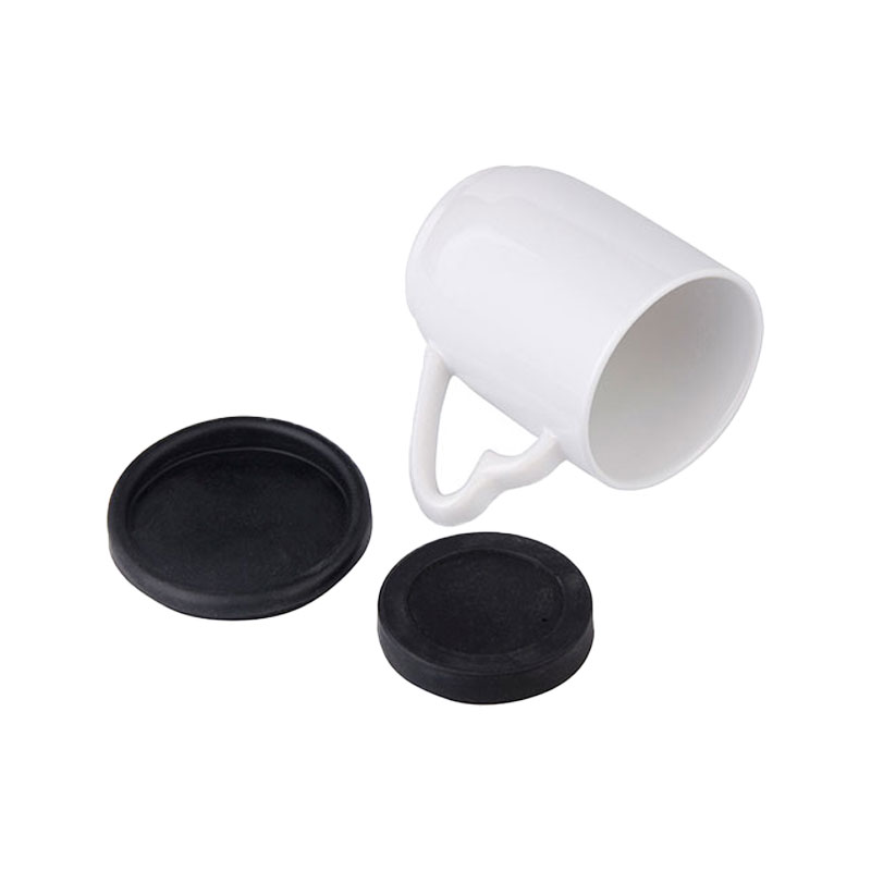 TAZAS 12ONZ/360ML CON TAPA Y BASE DE SILICON BLACK SUBLIMACION