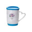 TAZAS 12ONZ/360ML CON TAPA Y BASE DE SILICON LIGHT BLUE  SUBLIMACION