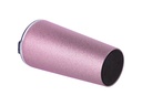 VASO GLITTER PINK DE ACERO INOXIDABLE PARA SUBLIMACION  CON TAPA  16ONZ