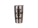 VASO SILVER DE ACERO INOXIDABLE PARA SUBLIMACION  20ONZ