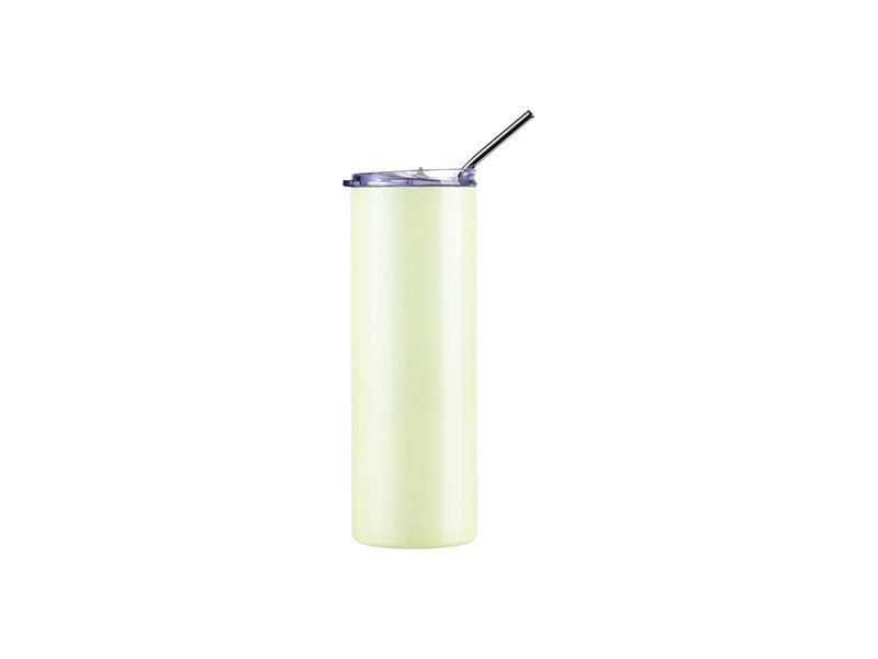 Vaso Cambio de Color al Calor (Amarillo a Naranja) 20oz/600ml Tapa y Sorbete