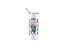 Vaso luminosos (Blanco a verde) 20oz/600ml  Tapa y Sorbete