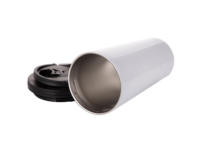 TERMOS ACERO BLANCOS CON TAPA DE SEGURIDAD 16ONZ  (CJA 50)