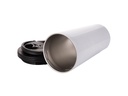 TERMOS ACERO BLANCOS CON TAPA DE SEGURIDAD 16ONZ  (CJA 50)
