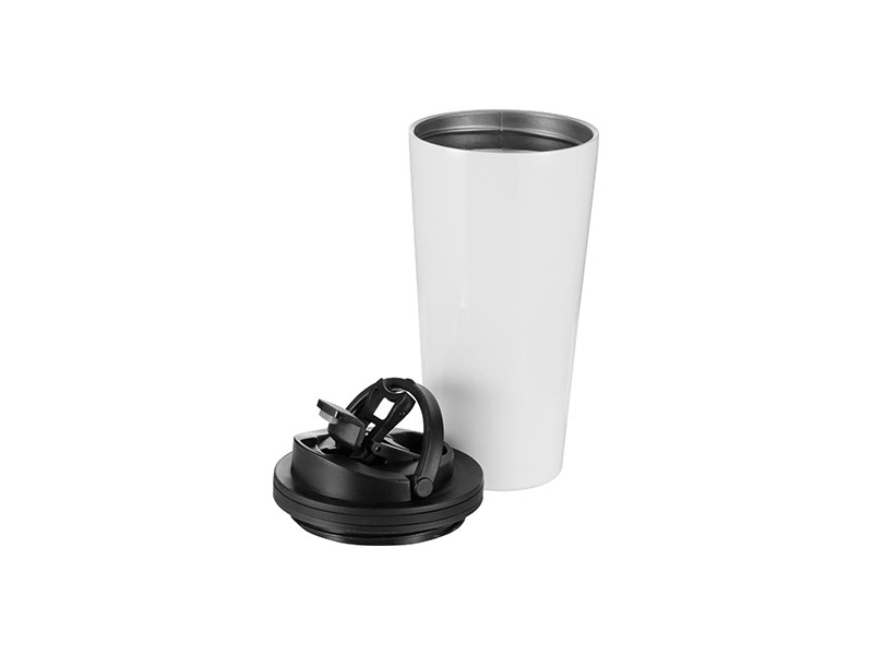 TERMOS ACERO BLANCOS CON TAPA DE SEGURIDAD 16ONZ  (CJA 50)