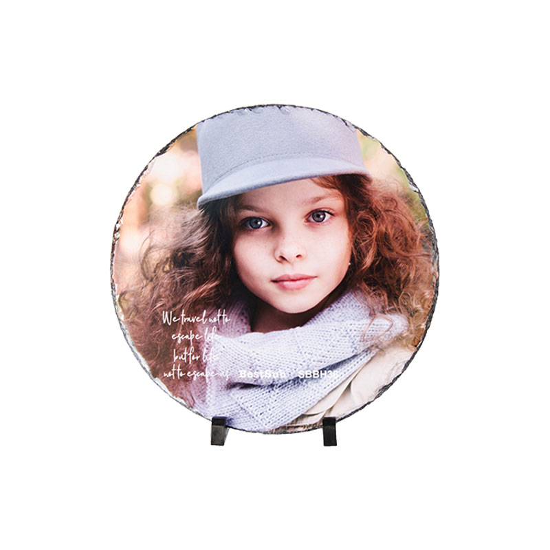PORTA RETRATO DE PIEDRA FORMA CIRCULO 14.17''  (cja 9)