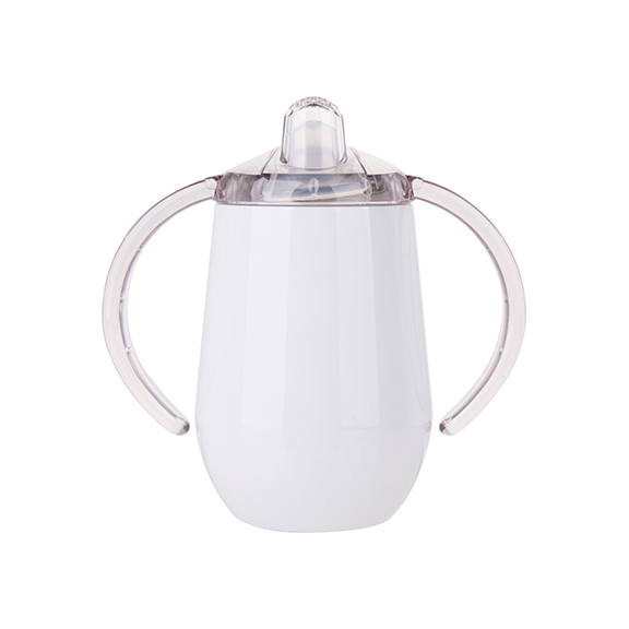 BIBERON BLANCO ACERO INOXIDABLE DOBLE CAPA 10onz (C-30)