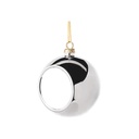 BOLAS NAVIDEÑAS PARA SUBLIMACION 8CM SILVER