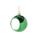 BOLAS NAVIDEÑAS PARA SUBLIMACION 8CM VERDE