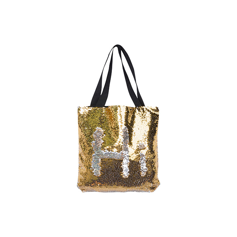 BOLSOS DE LENTEJUELAS PARA SUBLIMACION  DORADO (Cja 100 und)