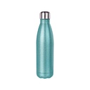Botella de Acero Inoxidable para Sublimacion Glitter Azul Claro 17oz/500mL
