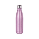 Botella de Acero Inoxidable para Sublimacion Glitter Rosado 17oz/500mL