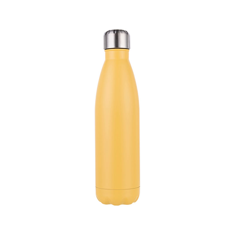 Botella de Acero Inoxidable para Sublimacion Matte Amarillo 17oz/500mL