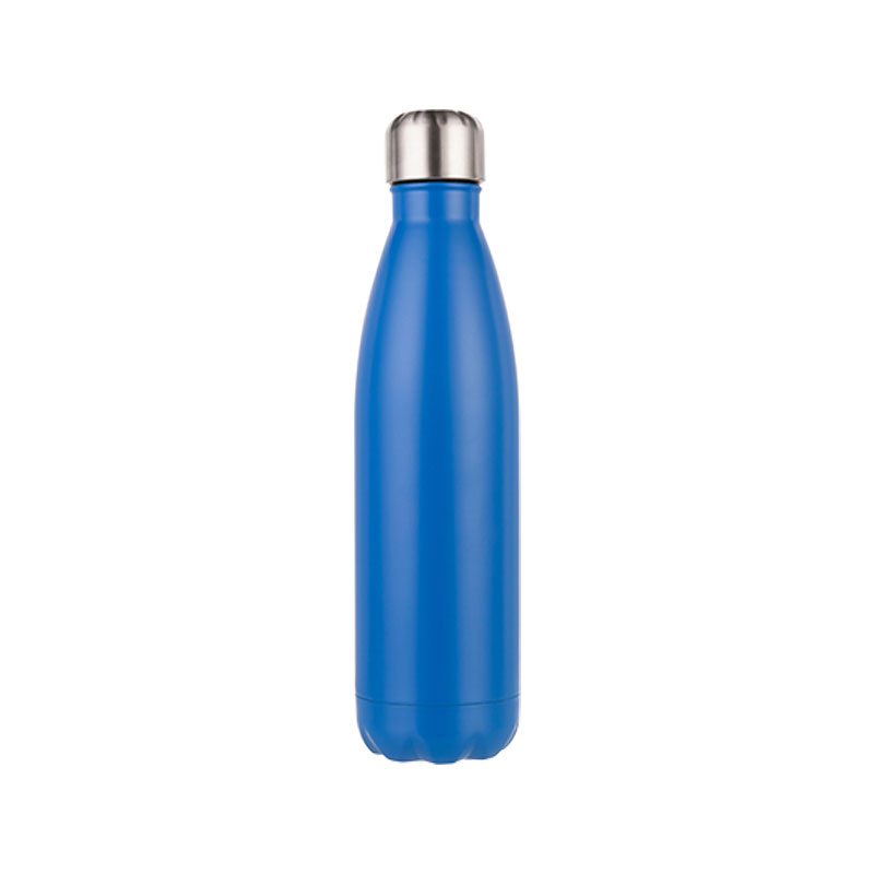 Botella de Acero Inoxidable para Sublimacion Matte Azul 17oz/500mL