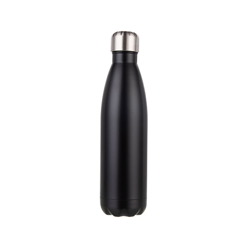 Botella de Acero Inoxidable para Sublimacion Matte Negro 17oz/500mL