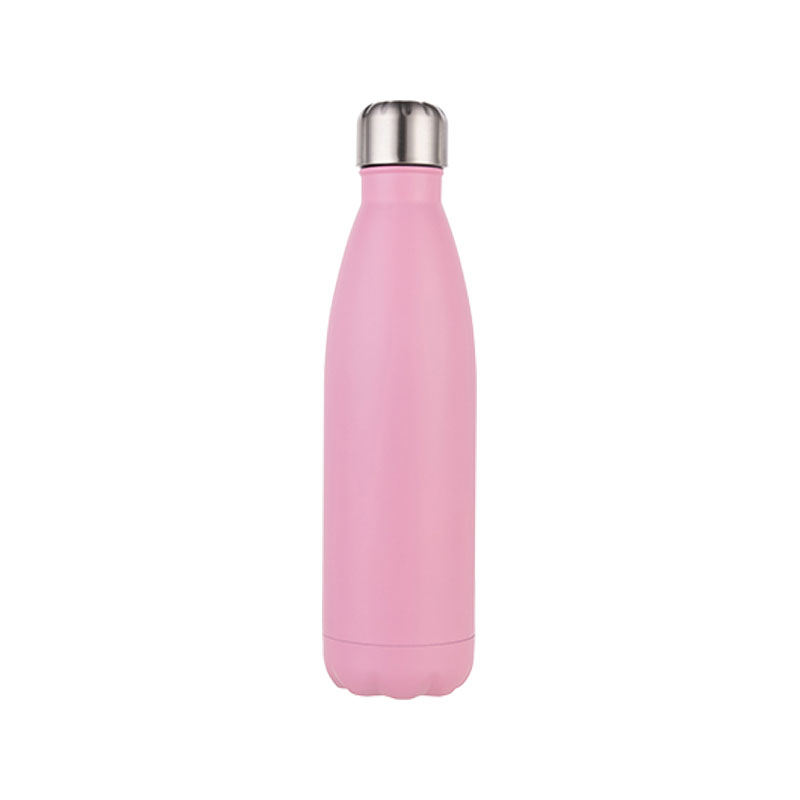 Botella de Acero Inoxidable para Sublimacion Matte Rosado 17oz/500mL