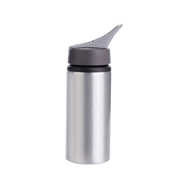 BOTELLA DE AGUA SILVER, ALUMINIO 650ML   (CJA 60)