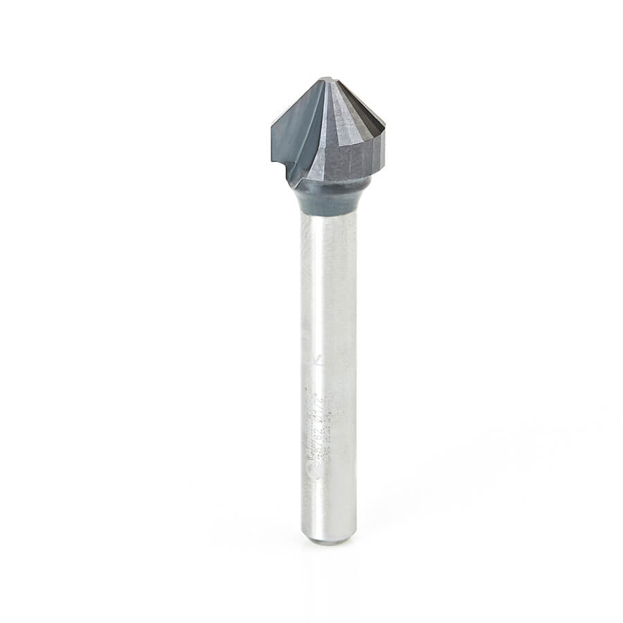 Broca con Punta de Carburo Corte V-90 Grados ¼ Cana